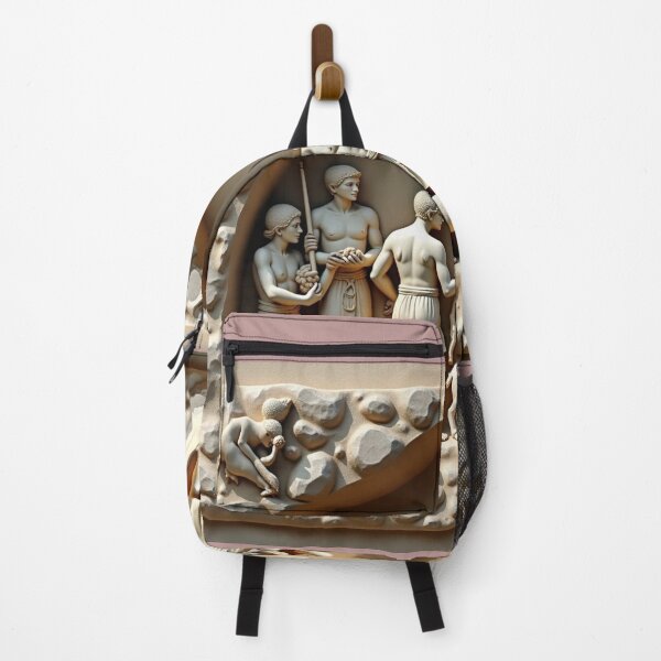 Item preview, Ancient Carved Relief Scene designed and sold by MigWhimsy.