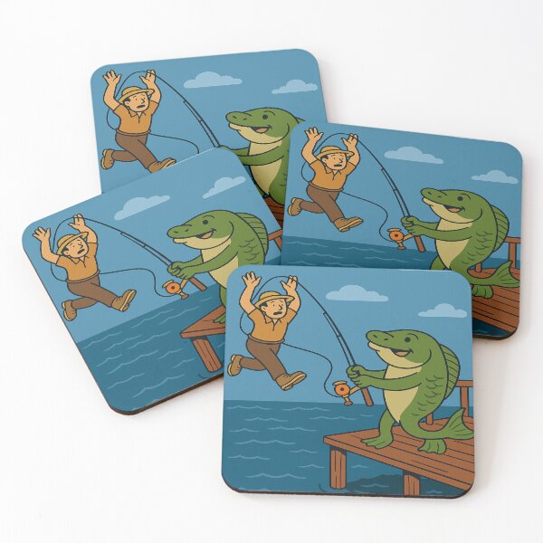 Item preview, Role Reversal: Fish Reels In a Man designed and sold by Flipped World Society.