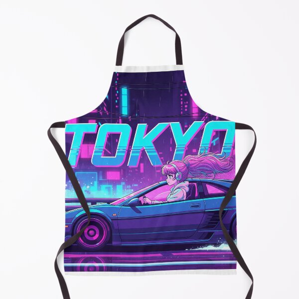 Item preview, Tokyo Neon Ride with City Pop Girl designed and sold by Mello-chu.