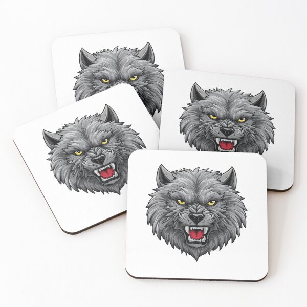 Item preview, Angry Wolf Head Illustration designed and sold by EMA Studio.
