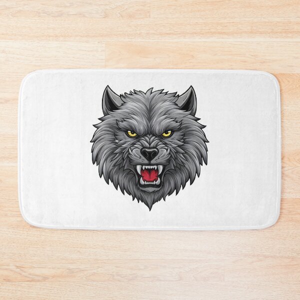 Item preview, Angry Wolf Head Illustration designed and sold by EMA Studio.