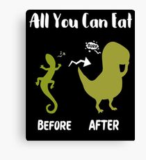 All You Can Eat Consequences Canvas Print