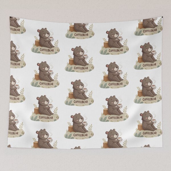Item preview, Brewster the Coffee Cub designed and sold by SibMa.