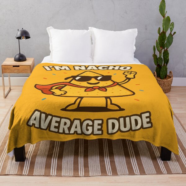 Item preview, Nacho Average Dude – Funny Pun Tee designed and sold by Illustrator Bhaiya.
