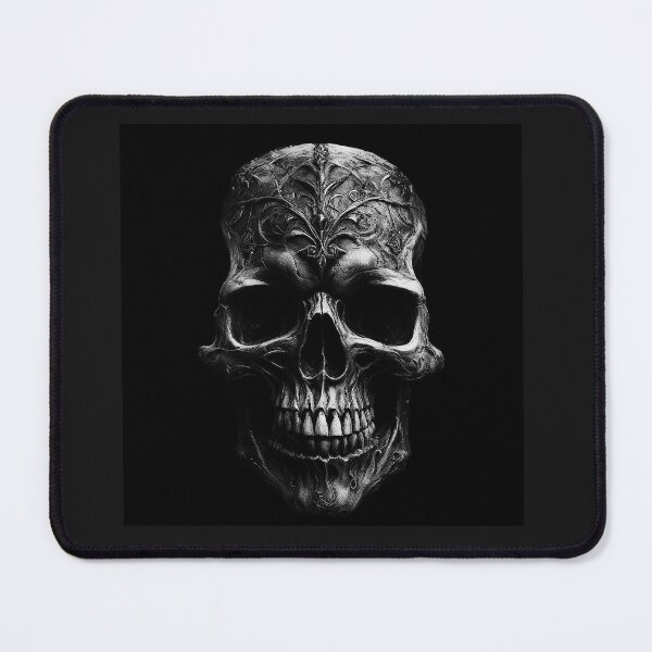 Item preview, Ornate Gothic Skull – Dark Elegance in Bone designed and sold by Flower Magic .