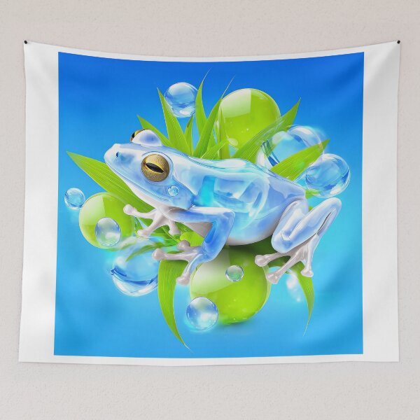 Item preview, Frutiger Aero Frog designed and sold by ArcticxShop.