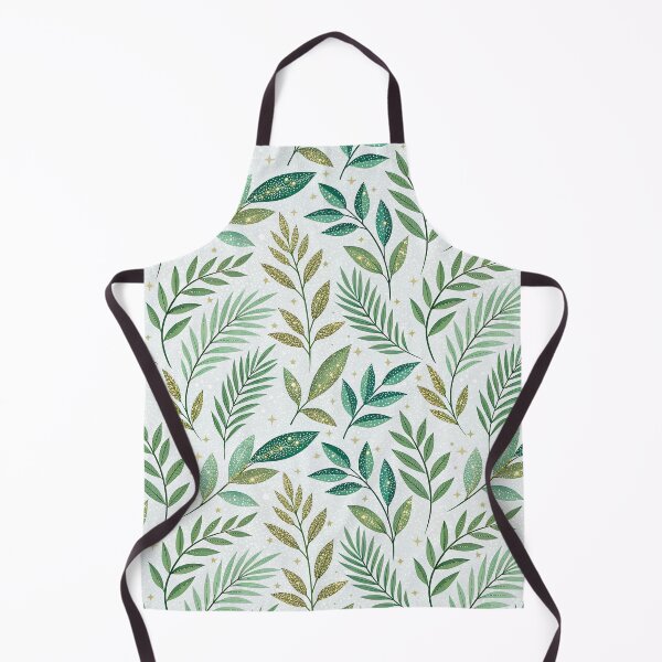 Item preview, Tropical Glitter Leaves on White designed and sold by EMA Studio.