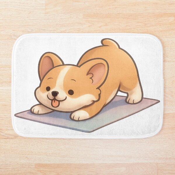 Item preview, Yoga Zen Corgi designed and sold by TONSNAP.