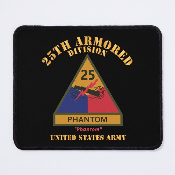 Item preview, Army - SSI - 25th Armored Division w Name Tape - Phantom - US Army X 300 designed and sold by Military Insignia Products.