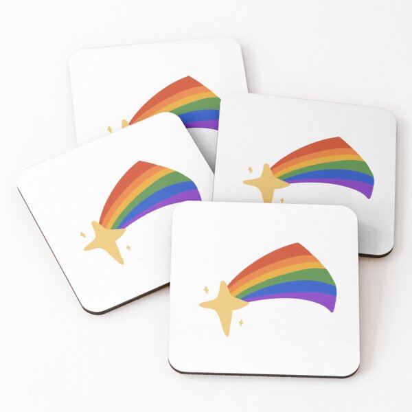 Item preview, shooting star with rainbow trail designed and sold by emmywemmyyyy.