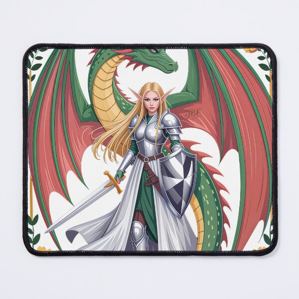 Item preview, Green Dragon, Elf Paladin, designed and sold by jbfart.