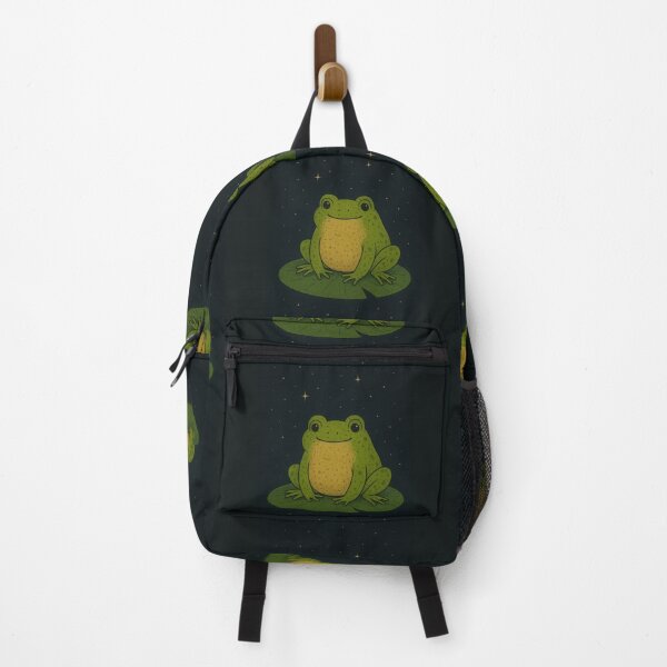 Item preview, Chill Frog on a Lily Pad – Serene Pond Vibes designed and sold by happybananaq.