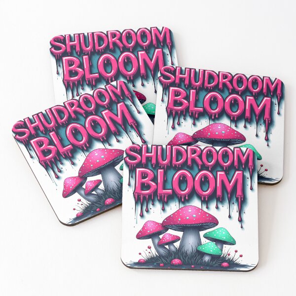 Item preview, Shroom Bloom Psychedelic Mushroom Art Print designed and sold by PaperCastle.