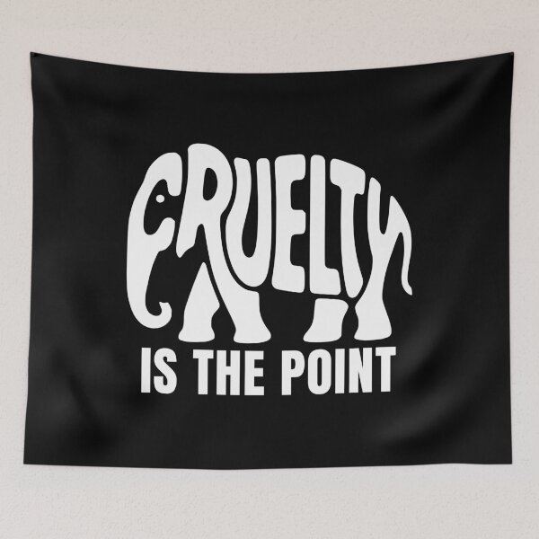 Item preview, GOP The Cruelty Is the Point Republican Elephant Protest designed and sold by EthosWear.