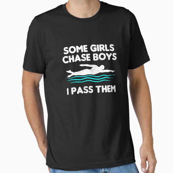 Item preview, Some Girls Chase Boys, I Pass Them - Women Swim Athletes Gift designed and sold by kaylavujiatny.