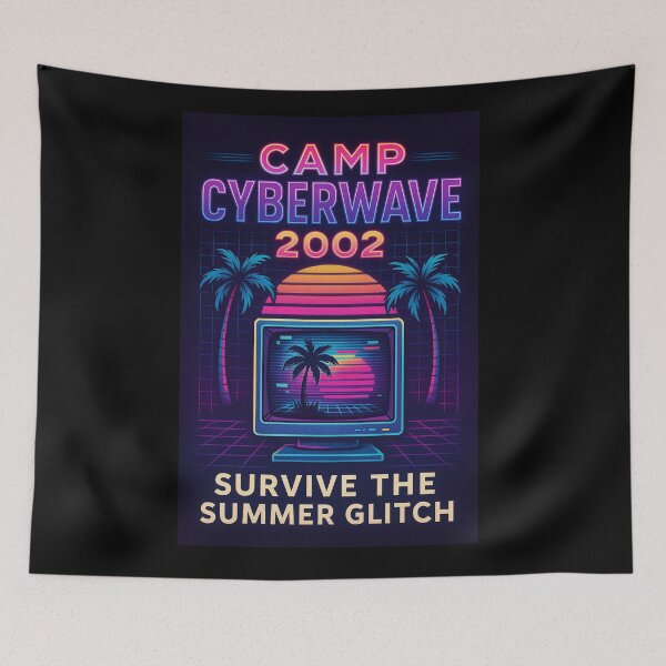 Item preview, Camp Cyberwave 2002 – Survive the Summer Glitch designed and sold by leolam1234.