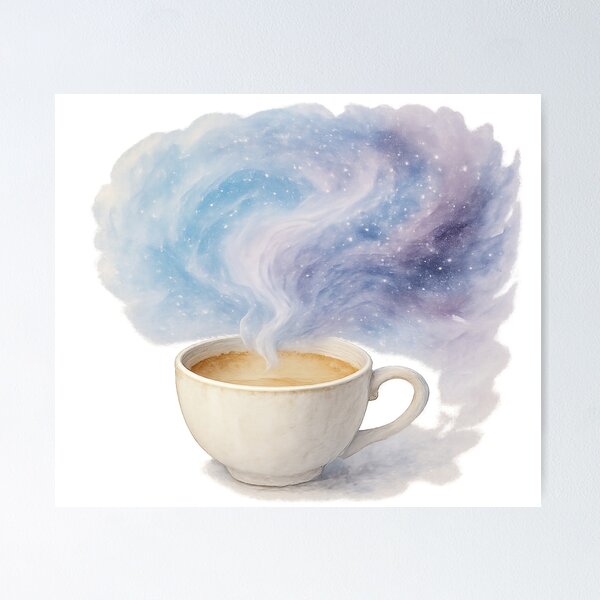 Item preview, Coffee Cosmos Swirl designed and sold by TONSNAP.