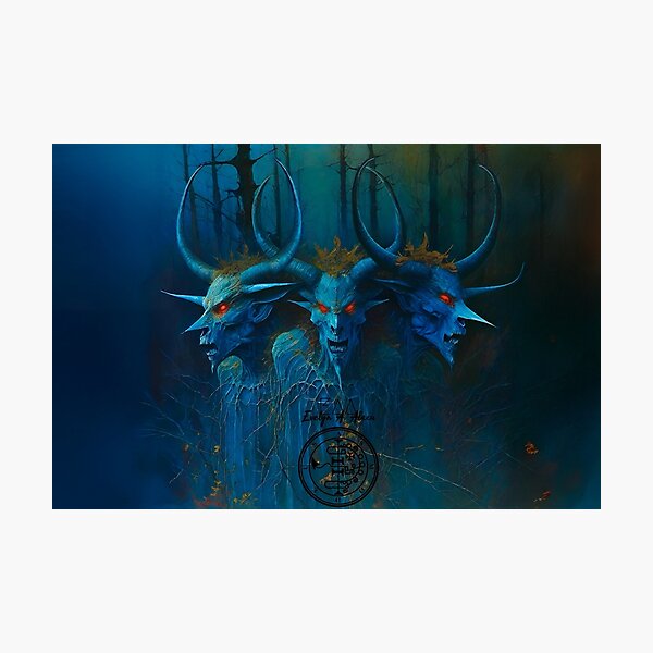 Item preview, Asmodeus, demon, Ars Goetia designed and sold by StregaEvelyn.