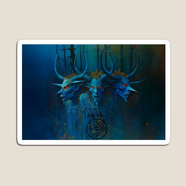 Item preview, Asmodeus, demon, Ars Goetia designed and sold by StregaEvelyn.