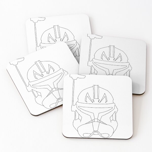 Item preview, Captain Rex Black Print designed and sold by JurgenRichard.