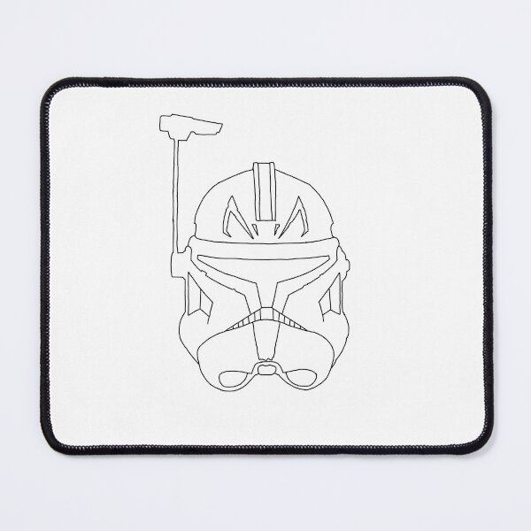 Item preview, Captain Rex Black Print designed and sold by JurgenRichard.