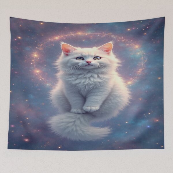 Item preview,  Galactic Kitty With Star Halo designed and sold by TONSNAP.
