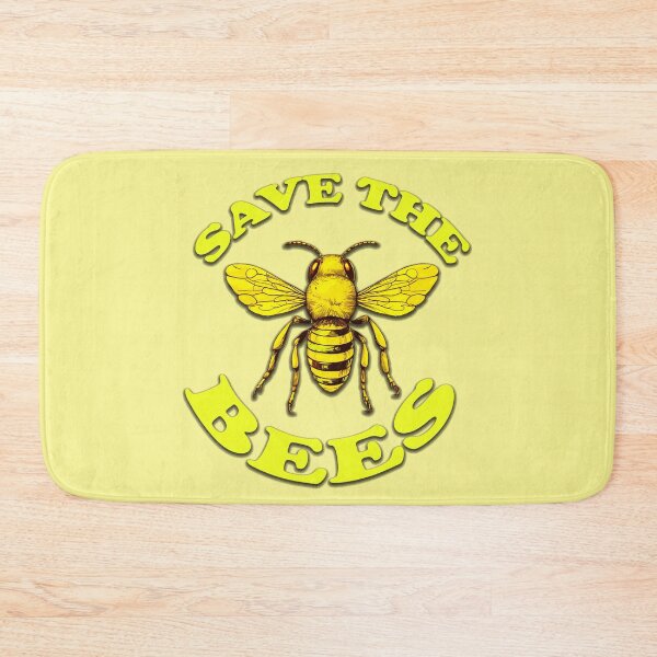 Item preview, Save the Bees – Vintage Bold Eco Awareness Design designed and sold by Flower Magic .