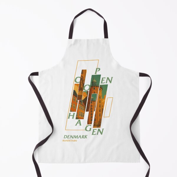 Item preview, Travel COPENHAGEN - RUNDETARN Denmark Vintage Poster Art designed and sold by Earth Celebration Designs.