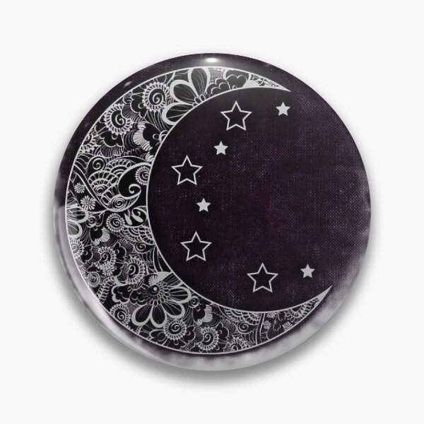 Artikelvorschau, Boho Floral Moon – Himmlisches Nachtdesign entworfen und verkauft von SwichBlex.