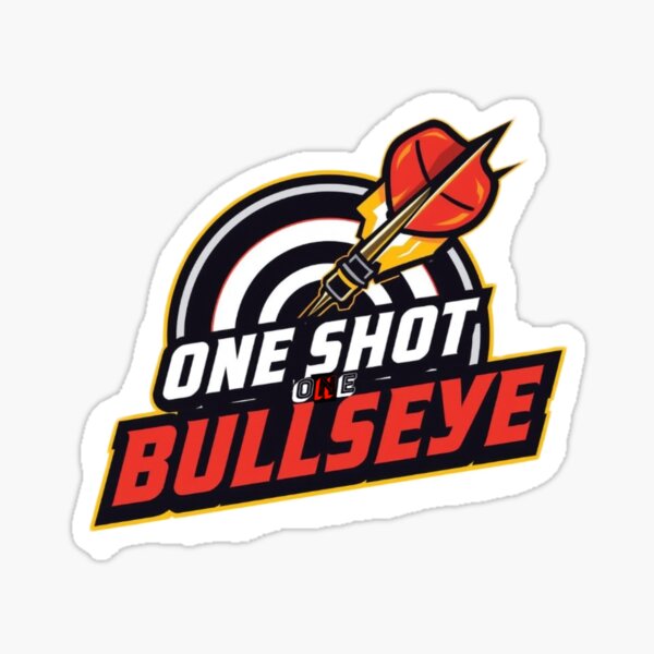 Item preview, One Shot, One Bullseye – Darts Player designed and sold by SwichBlex.