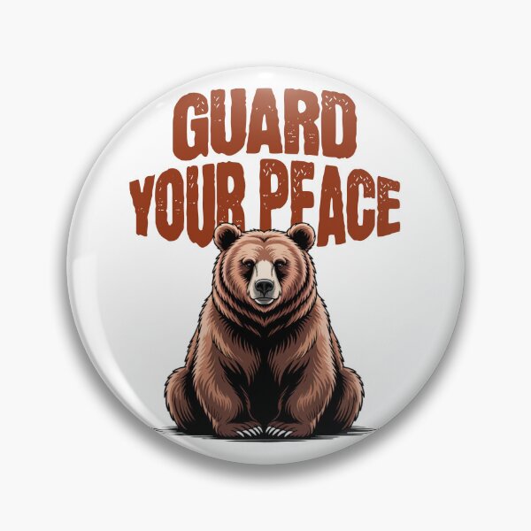 Item preview, Powerful Calm Bear Mental Health Art designed and sold by Bliss Find And Design.