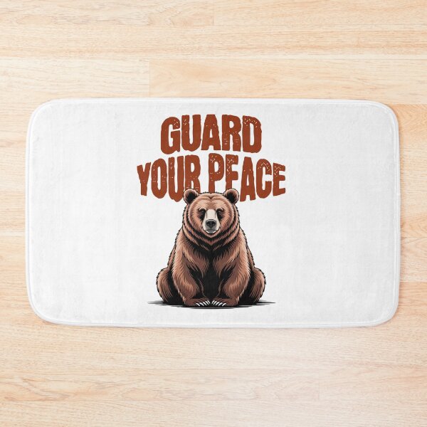 Item preview, Powerful Calm Bear Mental Health Art designed and sold by Bliss Find And Design.