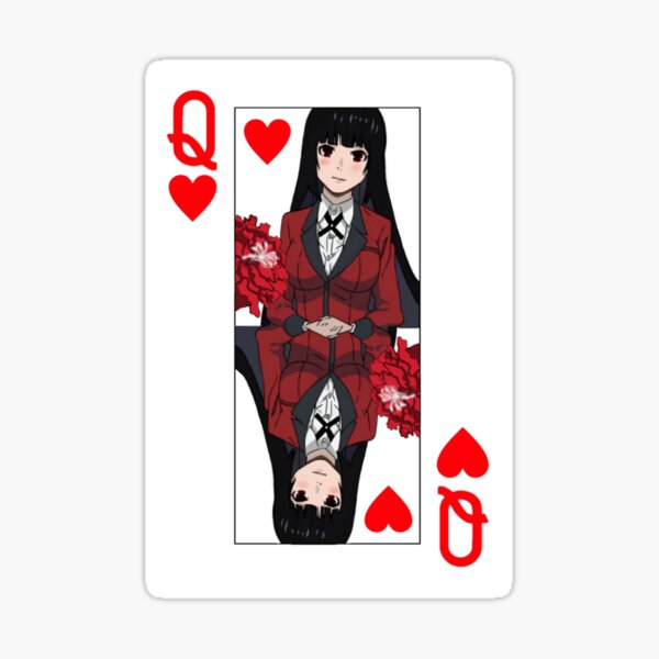Item preview, Yumeko Jabami Queen of Hearts – Mirror Card Design (Kakegurui) designed and sold by SwichBlex.