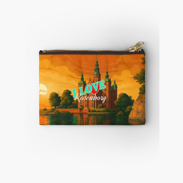 Item preview, Travel COPENHAGEN - ROSENBORG CASTLE Denmark Vintage Poster Art designed and sold by Earth Celebration Designs.