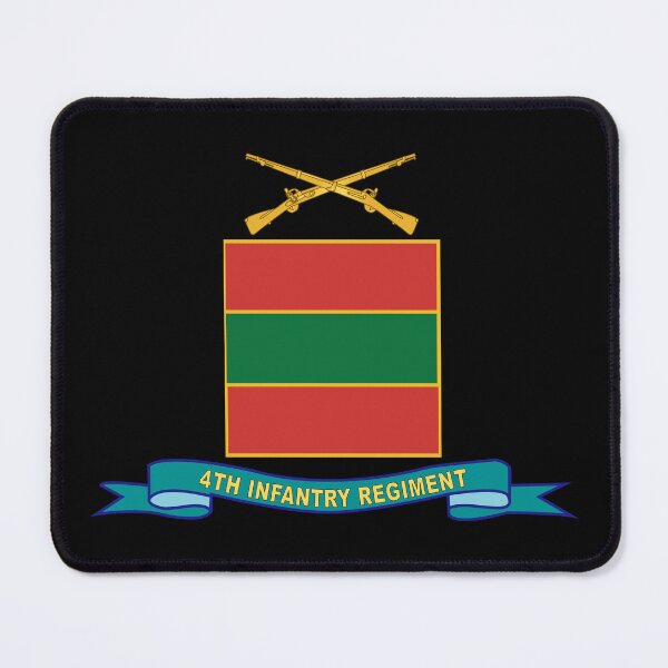 Item preview, Army - 4th Infantry Regiment - w Br - Ribbon designed and sold by Military Insignia Products.