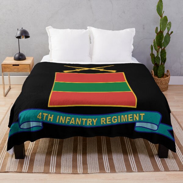 Item preview, Army - 4th Infantry Regiment - w Br - Ribbon designed and sold by Military Insignia Products.