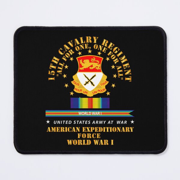 Item preview, Army - 15th Cavalry Regiment - All for One - AEF  w SVC WWI designed and sold by Military Insignia Products.