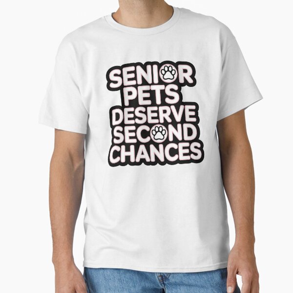 Item preview, Senior Pets Deserve Second Chances – Rescue Love designed and sold by CuteDesignables.