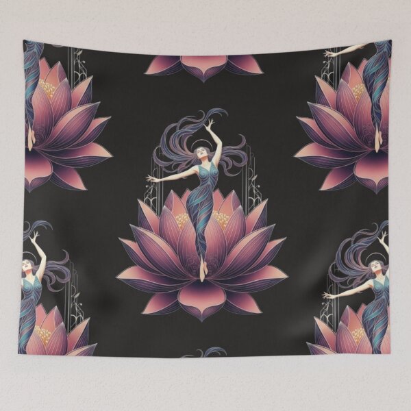 Item preview, Lotus Goddess - Art Nouveau Dance designed and sold by SammyMorry.