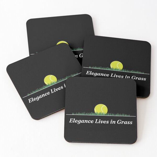 Item preview, Elegance Lives on Grass – Minimalist Tennis Design designed and sold by SwichBlex.
