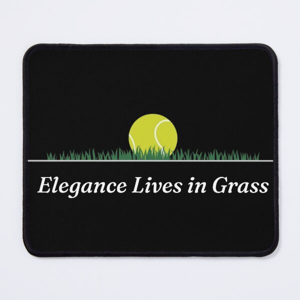 Item preview, Elegance Lives on Grass – Minimalist Tennis Design designed and sold by SwichBlex.