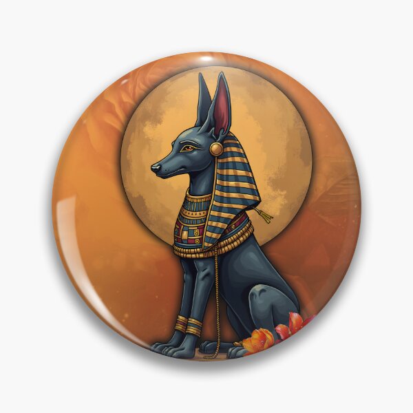 Item preview, Anubis in the moonlight, Divine repose beneath the moon. designed and sold by nicky2342.