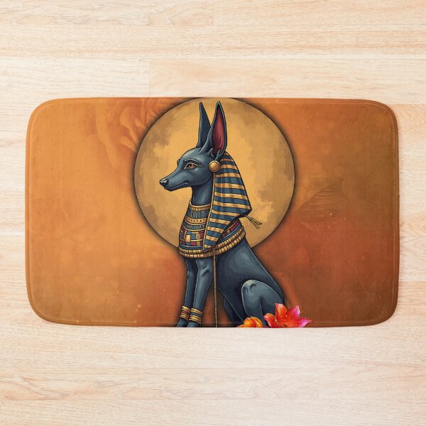 Item preview, Anubis in the moonlight, Divine repose beneath the moon. designed and sold by nicky2342.