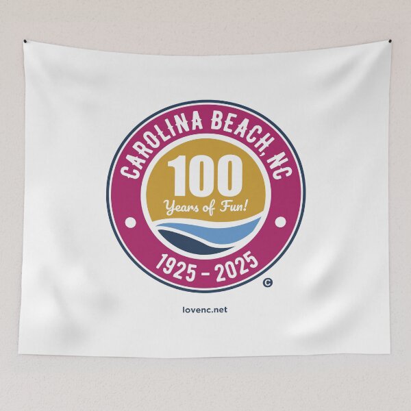 Item preview, Carolina Beach NC 100th Year Anniversary (Color) designed and sold by LoveNC.