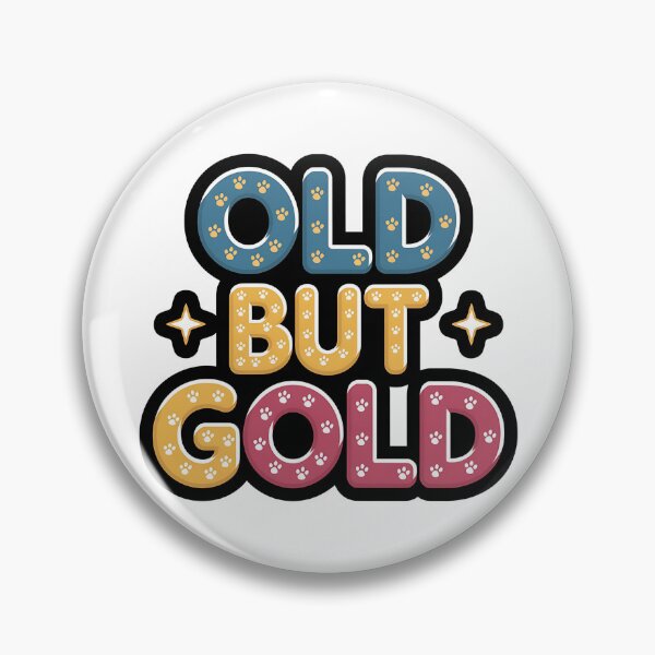 Item preview, Old but Gold – Senior Pet Rescue Love for Dogs & Cats designed and sold by CuteDesignables.