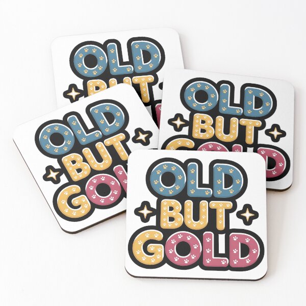 Item preview, Old but Gold – Senior Pet Rescue Love for Dogs & Cats designed and sold by CuteDesignables.