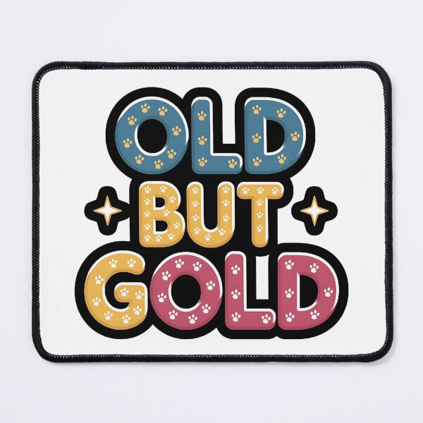 Item preview, Old but Gold – Senior Pet Rescue Love for Dogs & Cats designed and sold by CuteDesignables.
