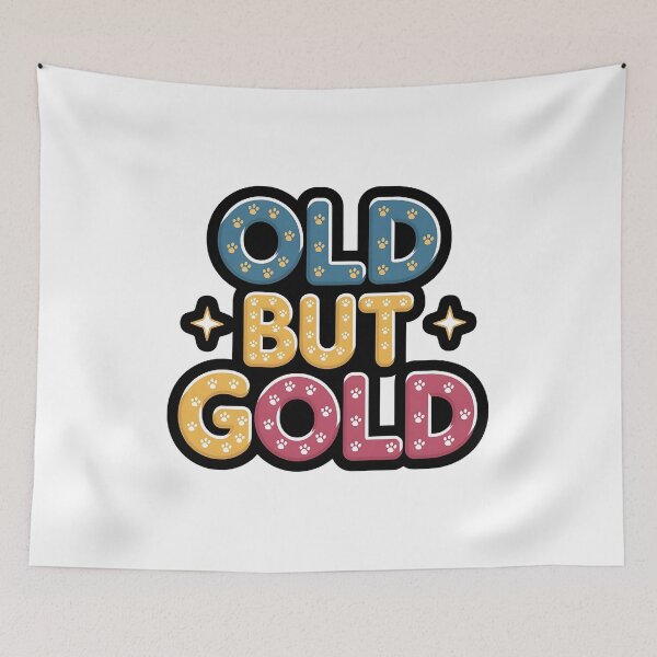 Item preview, Old but Gold – Senior Pet Rescue Love for Dogs & Cats designed and sold by CuteDesignables.