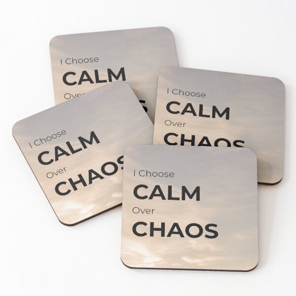 Item preview, CALM over CHAOS designed and sold by PrescribedPeace.