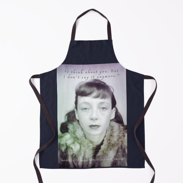 Item preview, Marguerite Duras quote: I think about you. But I don't say it anymore. designed and sold by artbleed.